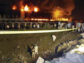 Serangan Bom Hotel Marriot, Balasan Atas Kerjasama Pakistan dengan AS