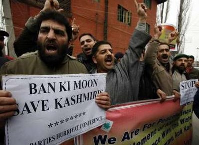 Ribuan Orang Mendesak Sekjen PBB Menyelamatkan Kashmir