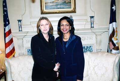 Menit Terakhir Antara Livni Dengan Condoleeza Rice