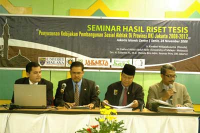 Jakarta Islamic Centre Dan Pembangunan  Akhlak