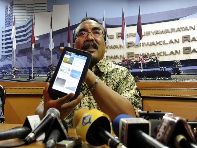 Ketua DPR Marzuki Ali :   Arifinto Belum Mengundurkan Diri?