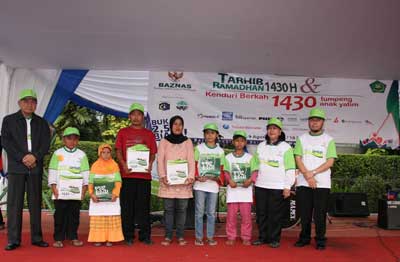 BAZNAS Sambut Ramadhan 1430 H Dengan Kenduri Bersama 1430 Anak Yatim
