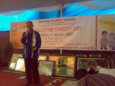 Charity Day for Palestine di Jakarta Islamic School