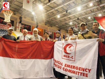 Tim Mer-C Disambut Staf Kemenkes Gaza