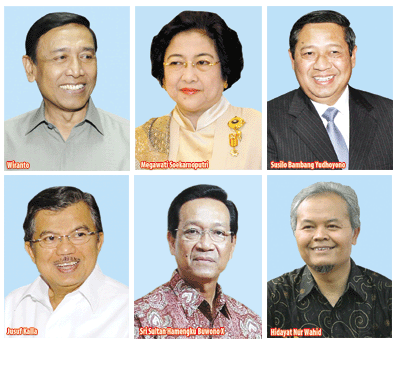 Balon Capres/Wapres 2009 Akan Jalani Pemeriksaan Selama 10 Jam