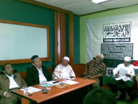FUI Ingatkan Parpol Islam Dukung Pembubaran Ahmadiyah