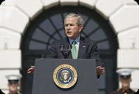 Presiden Bush Alihkan Ribuan Pasukannya di Irak ke Afghanistan