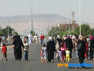 Lebih dari 100 Keluarga Palestina yang Mengungsi ke Suriah Kembali ke Gaza
