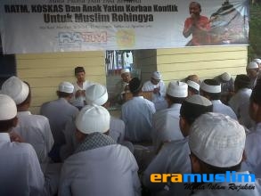 Ratusan Anak Yatim Korban Konflik & Tsunami Aceh Doakan Muslim Rohingya