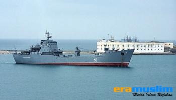 Rusia Kirimkan Dua Kapalnya ke Suriah