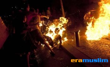 Kembali Warga Israel Lakukan Aksi Bakar Diri