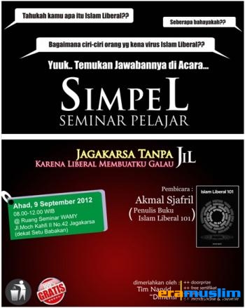 Ratusan Siswa Hadiri Seminar Pelajar Anti Liberal