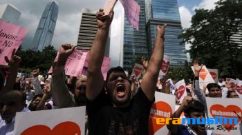 Ribuan Muslim di Hongkong Juga Kecam Film Anti Islam dan Kartun Nabi 