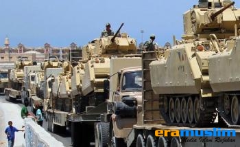 Israel Khawatir Penyebaran Kendaraan Lapis Baja Mesir di Sinai