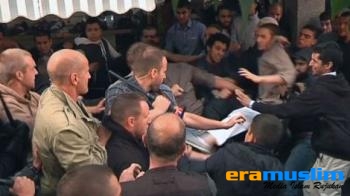 Bentrok Demonstran Kecam Film Anti Islam dengan Polisi Terjadi di Antwerp Belgia