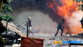 Bentrokan Berdarah Antara Muslim dan Buddha Ancam Myanmar  