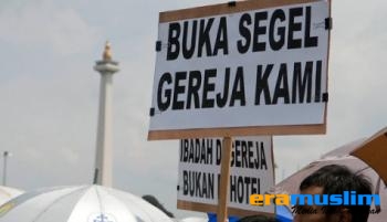 Tidak Kantongi Izin IMB, Gereja Paroki Parung Bogor Disegel