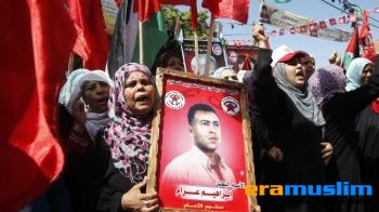 Warga Gaza Tuntut Israel Bebaskan Tahanan yang Lakukan Aksi Mogok Makan