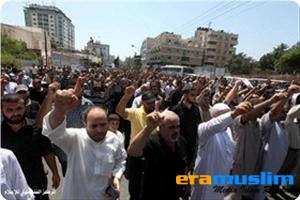 Ribuan Massa di Gaza Gelar Aksi Hari Internasional Yerusalem