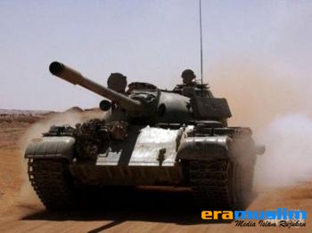 Lebih dari 100 Tank Disita dari Milisi Pro Gaddafi