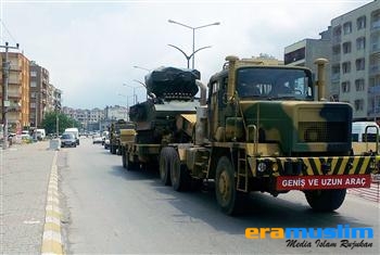 Konvoi Militer Turki Kembali Bergerak ke Perbatasan dengan Suriah