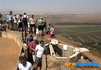 Warga Israel Jadikan Perang di Suriah Sebagai Obyek Wisata