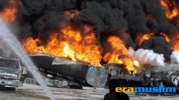 Taliban Serang 13 Truk Tanker NATO di Afghanistan Barat