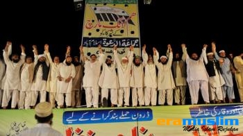 Pawai Demonstran Pakistan Anti Pembukaan Rute Pasokan NATO Sudah Mencapai Islamabad