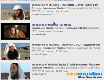 Kemenkominfo: 16 Video 'Innocence of Muslims' Diblokir di YouTube 