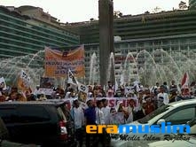 Ribuan Massa PKS Gelar Solidaritas Muslim Rohingya dan Suriah